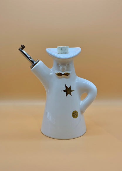 Oliera BANG in ceramica 600 ml colore Bianco/oro