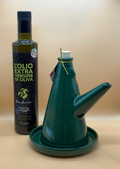 Oliera ROKKO in ceramica 600 ml colore Verde
