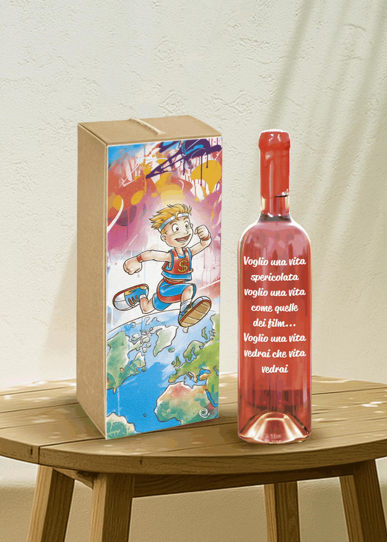 Vino rosato Negroamaro Quadri & Quadri var.1